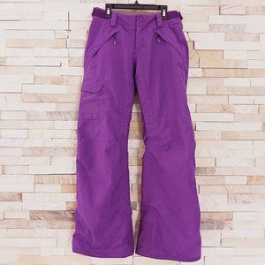 North Face Womens XS Purple Ski Snow Pants Snowboard Winter Ladies Waterproof